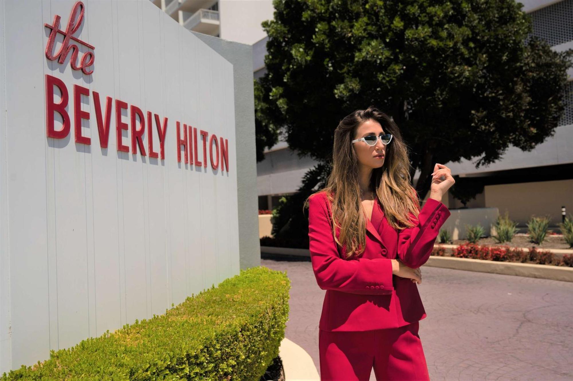 The Beverly Hilton Los Angeles Exteriér fotografie