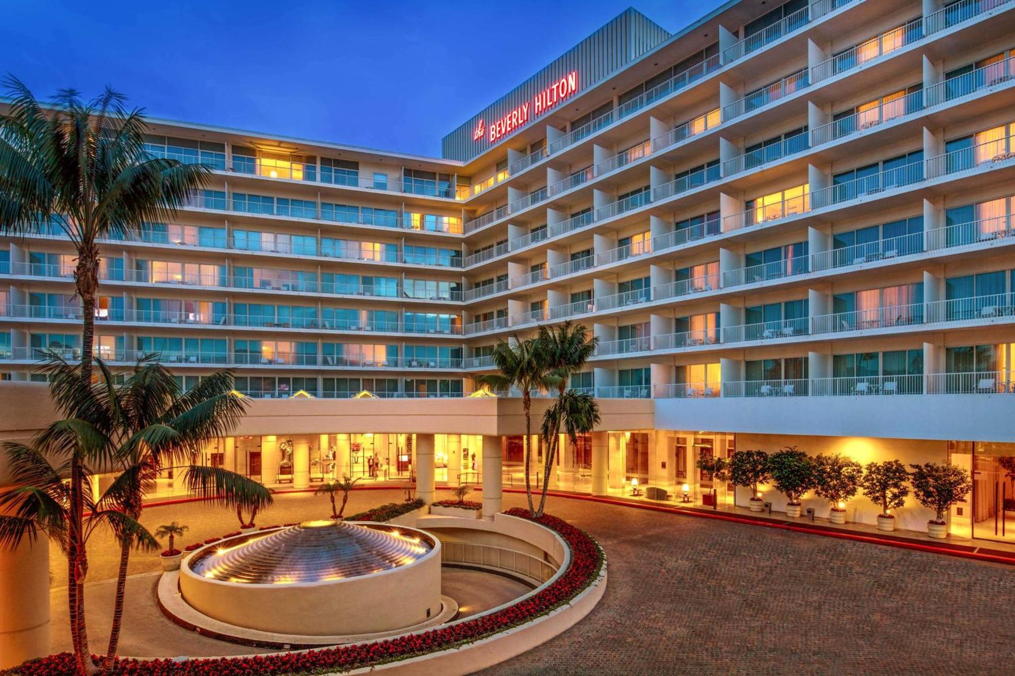 The Beverly Hilton Los Angeles Exteriér fotografie